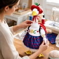 thumbnail image 5 of AZXY Back‑to‑School Porch Goose Outfits, Porch Goose Clothes, 23" Goose Costume Dress for Cement & Plastic Porch Goose Statue, Seasonal Duck Clothes, Outdoor Yard Lawn Garden Porch Statue Decor, 5 of 6