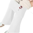 thumbnail image 6 of Fewfanhot Women's Ultra-Soft Wide Leg Lounge Joggers Straight Legelastic Waist Drawstring Sweatpants Athletic Yoga Pants (Available in Plus), 6 of 8