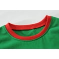 thumbnail image 4 of POPTEM Toddler Christmas Pajamas Dinosaur Graphic Kids Holiday Sleepwear 2-Piece Green 2T, 4 of 8
