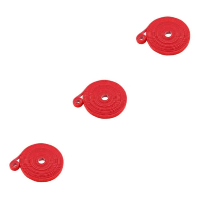 Decodeary Plantes Organisées avec Attaches de Câble Réutilisables Ruban de Protection Efficace pour Plantes Ruban de Jardin Rouge 3Ensemble