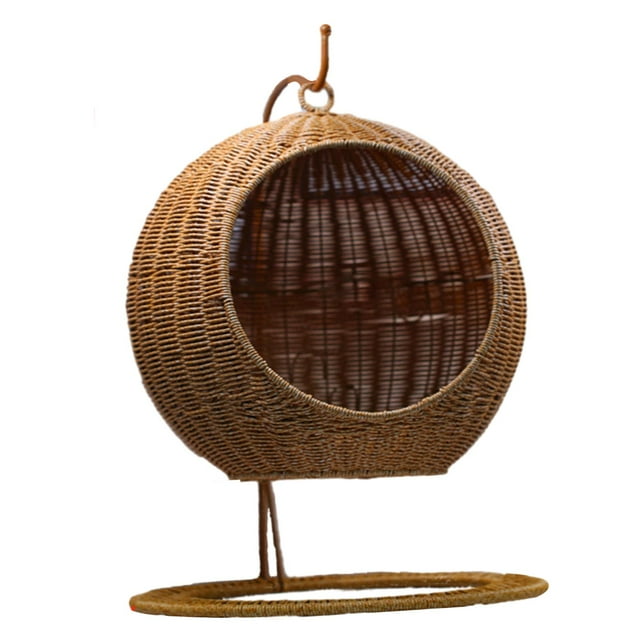 Cama Columpio para Gatos Salvador Cesta Colgante Nido para Dormir Cómoda Hamaca Silla para Huevos con soporte