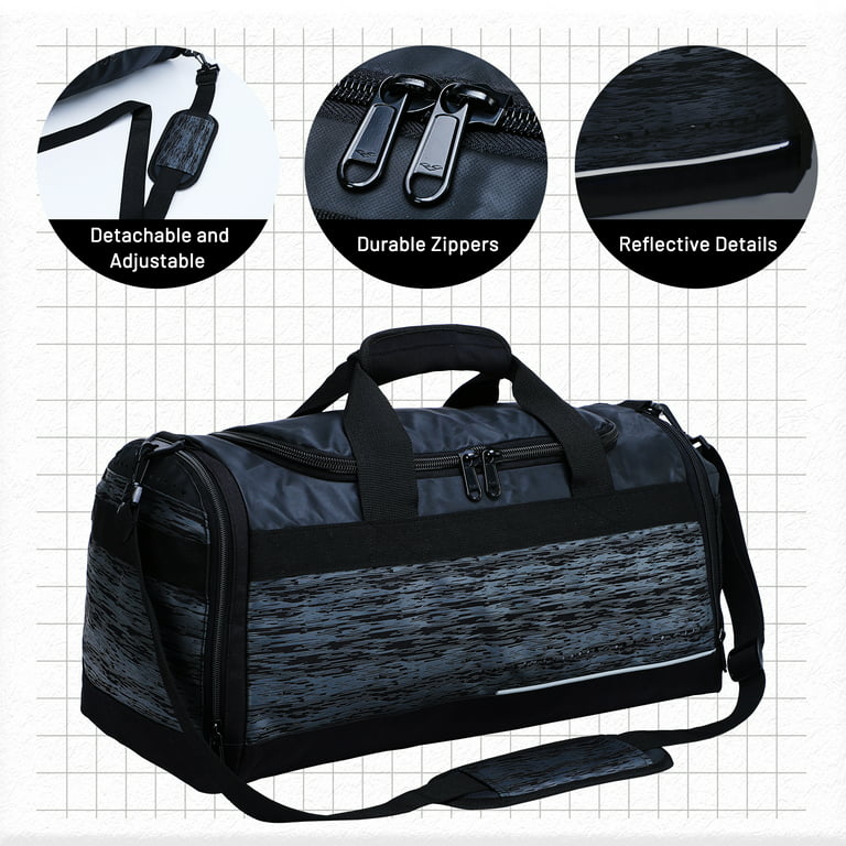 MIER Large Gym Duffle Bags for Men with Shoe Compartment