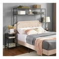 thumbnail image 2 of Queen Size Metal Storage Headboard,with Charging Stations,2 Nightstands and Storage Shelves,for Bedroom, 2 of 4