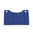 thumbnail image 4 of Naloa Blue Lantern Shapes Print Leather Tissue Box Cover Rectangle | Long Tissue Box Cover | Tissue Box Holder | Tissue Holder for Bathroom, 4 of 9