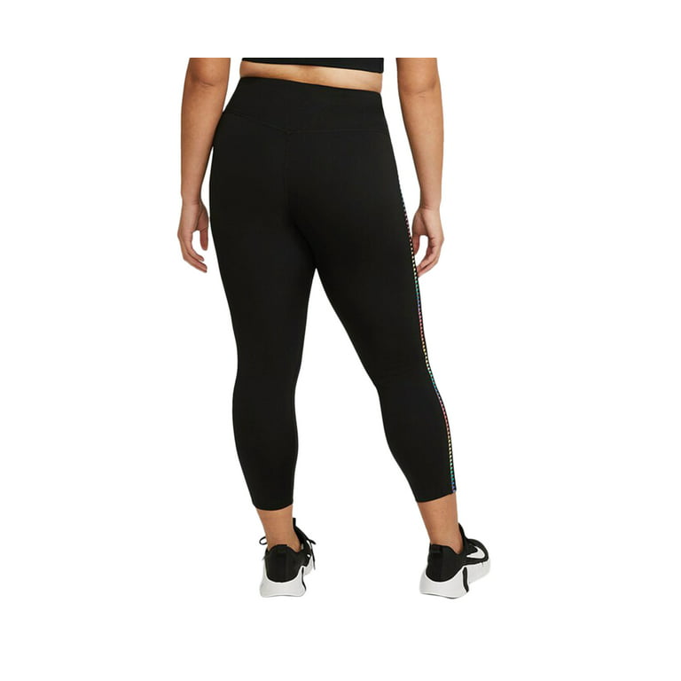 Nike Rainbow Legging Womens Active Pants Size Xs, Color: Black