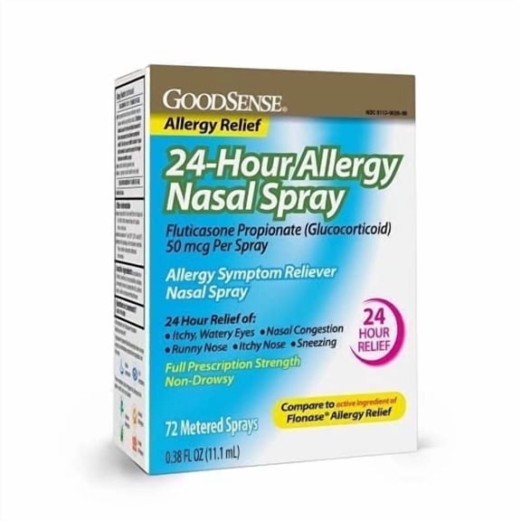 GS Fluticasone Propionate Nasal Spray 50mcg 72 Sprays 0.38 oz