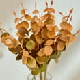 thumbnail image 2 of Eucalyptus Leaves Stems Bulk Artificial Eucalyptus Leaves Sprays Faux Oval Eucalyptus Leaves Stems for Floral Wreath Garland Bouquets, 2 of 8