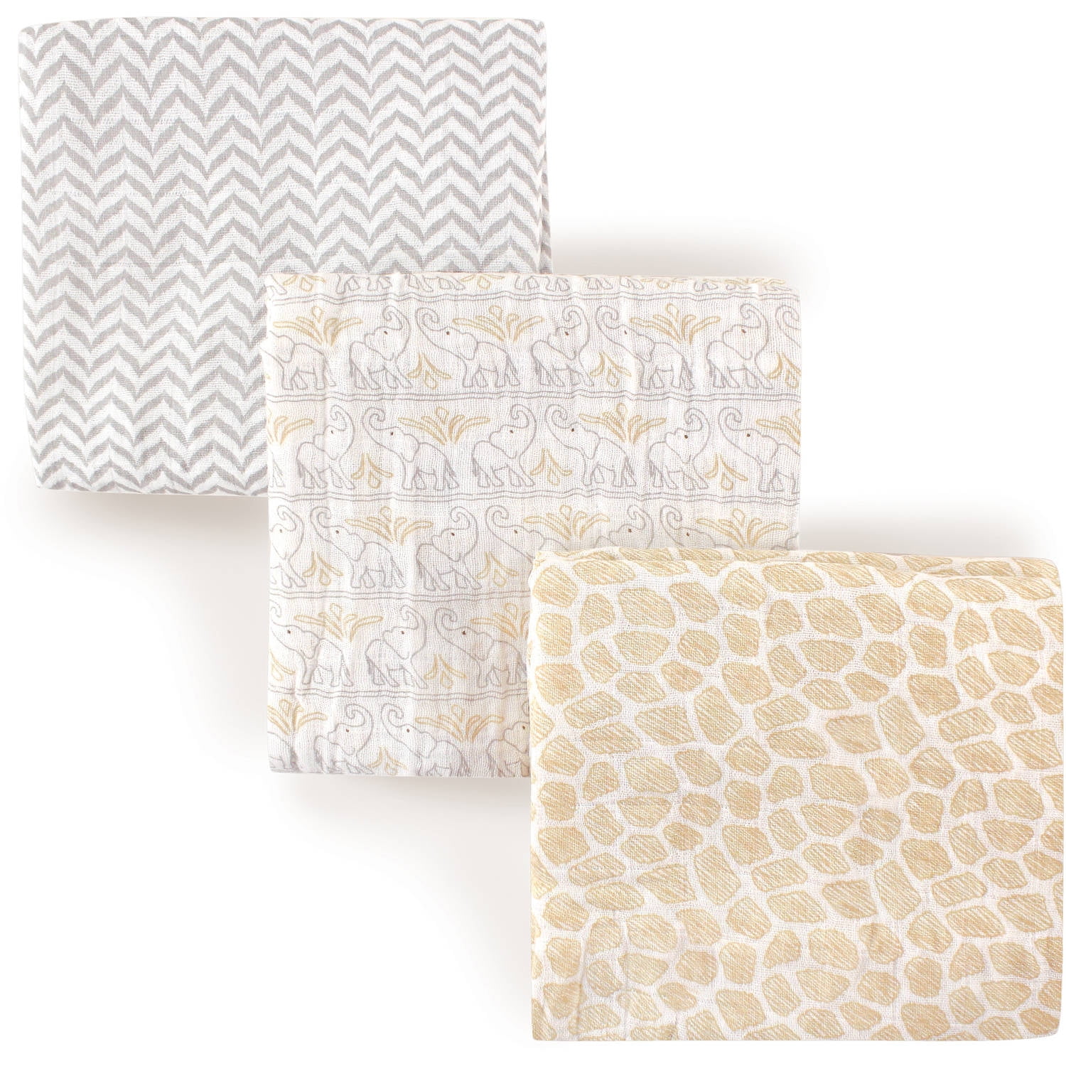 hudson baby muslin swaddle blankets foxes