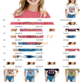thumbnail image 4 of YunPes First Day of School T Shirt for Girls Hello Pre-K Graphic Short Sleeve Tees Toddler & Big Kids Summer Casual Daily Wear 2-13 Years, 4 of 7