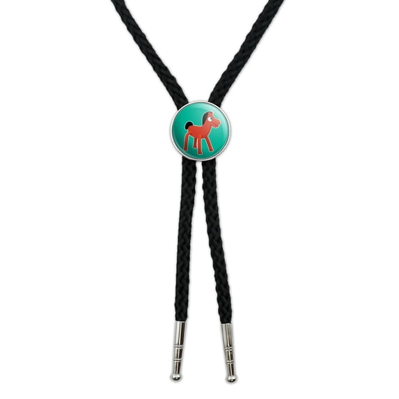 Pokey Gumby's Horse Pony Pal Friend Western Southwest Cowboy Necktie Bow Bolo Tie
