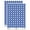 Dark Blue, variant on Pass Checkmark Teacher 200+ Round Stickers - Orange - Matte Finish - 0.50" Size