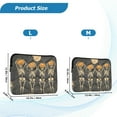 thumbnail image 4 of FORMRS 15"-15.6" Laptop Sleeve Protective Case Soft Carrying Quilted Computer Bag Cover, Beige Halloween Skeleton, 4 of 7
