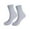 Gray, variant on Deago 20 Pairs Mens Sheer Ankle Quater Socks for Men Business Casual Breathable Fresh Cool Soft Thin Sock (Navy)