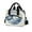 A Wave Of Engraving Vector, variant on 10L Tote Insulated Reusable Lunch Bag With Adjustable Strap White Santa Icon