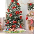 thumbnail image 4 of FMSHPON Easter Easter Theme Pattern Xmas Christmas Tree Skirt Stand Mat for Holiday Party Decoration Indoor Outdoor 36 inches, 4 of 6