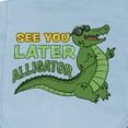 thumbnail image 3 of Inktastic See You Later Alligator with Black Sunglasses Baby Burp Cloth, 3 of 3