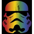 thumbnail image 2 of Men's Star Wars Large Rainbow Pride Stormtrooper  Graphic Tee, 2 of 5