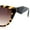 Tortoise Black - Brown, variant on Womens Oversized Cat Eye Retro Fashion Geometric Bevel Arm Sunglasses Tortoise - Smoke