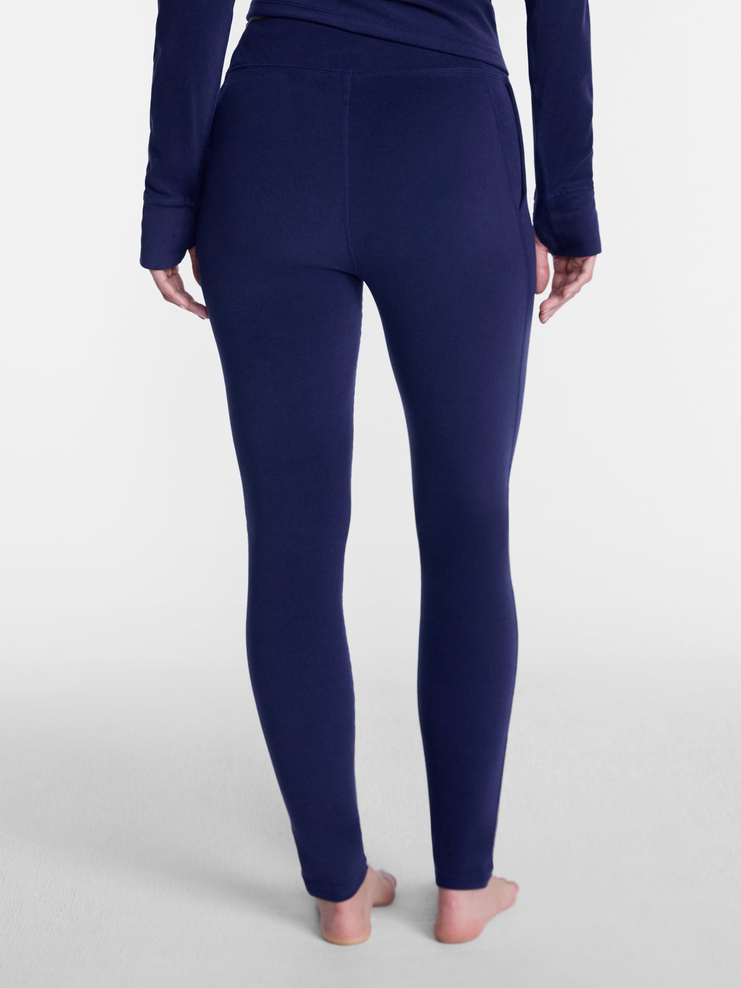 ClimateRight by Cuddl Duds Women’s Warmest Therma Suede High Rise Thermal Base Layer Legging, Sizes XS to 4X