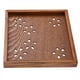 thumbnail image 5 of Plato de madera para servir, plato de té de madera tradicional, bandeja de té de madera, bandeja de madera diseñada con precisión, 5 of 8