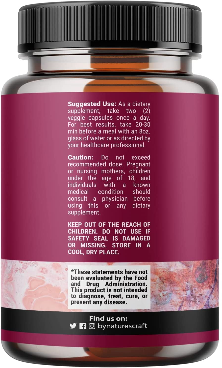 Buy D Mannose with Cranberry Extract Capsules Nature's Craft D