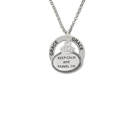 Delight Jewelry - Keep Calm and Travel On Grace