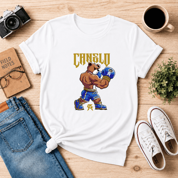 Canelo Boxing Bear Alvarez Ring Legend Champion Fighter Fan Unisex T-Shirt V25742, S-5XL