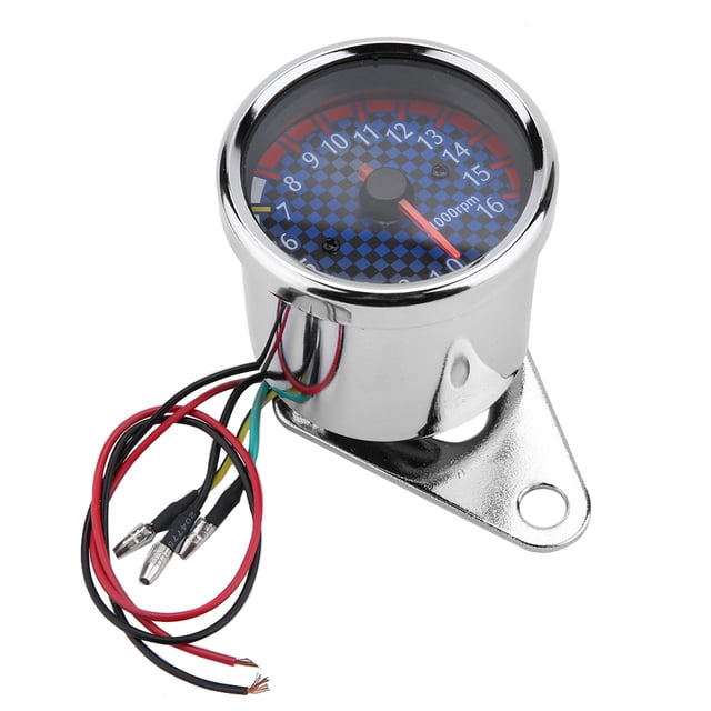 Tacómetro electrónico, tacómetro universal para motocicleta de 12 V CC, tacómetro para motocicleta, funcionalidad versátil
