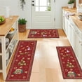 thumbnail image 6 of Laoyebaoho Christmas Kitchen Rugs Sets of 3, Kitchen Mats ,Bohemian Machine Washable Rugs Mats, 6 of 7