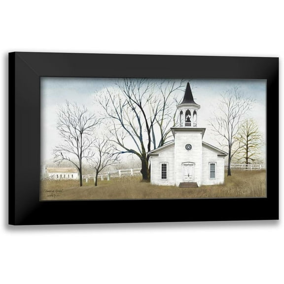 Jacobs, Billy 14x9 Black Modern Framed Museum Art Print Titled - Amazing Grace