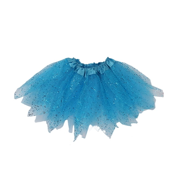 XAOFW Girls Skirts Tutu Polka Layered Sparkly Sequin Dance Performance Ball Gown Fashionable Cozy Club Party Skirt