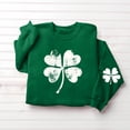 thumbnail image 5 of POTETI Green Sweatshirts for Women St Patricks Day,Women's Long Sleeve Crew Neck St. Patrick's Day Print Shirt, 5 of 5