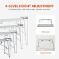 thumbnail image 4 of VEVOR Work Platform Adjustable Height Portable Scaffolding Platform 880 lb Load, 4 of 9