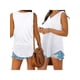 thumbnail image 4 of Las mujeres Vest Tops, sin mangas Color Sólido Cuello en V Casual Blusa Camisas Nituyy Disponible en varios colores, un chaleco de moda de color sólido., 4 of 5