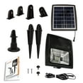 thumbnail image 2 of Gama Sonic Black Aluminum Solar LED Flood Light for Landscape w/ Detachable Panel 1-Pack - Warm White, 2 of 7
