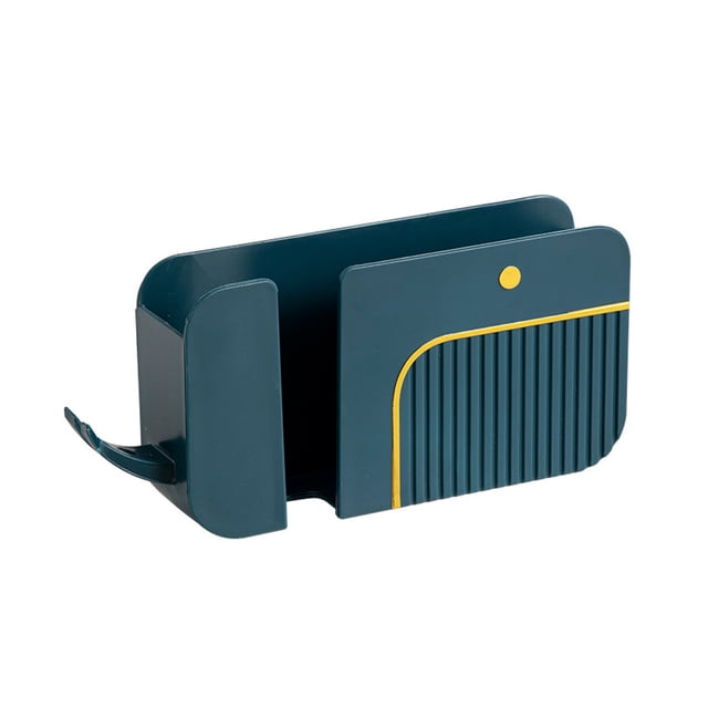 Caja de almacenamiento montada en la pared Bewildely soporte de carga para teléfono móvil azul HA064367-03