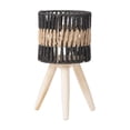 thumbnail image 2 of Woven Flower Pot Stand, Indoor Balcony Wooden Plant Rack for Home Decor, Layered Space-Saving Design for Flower Pots and Potted Plant Display in Living Room and Patio, 2 of 6