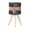 Brown/S, variant on Woven Flower Pot with Standing Legs, Round Floor Plant Wooden Stand Holder, Indoor Decorative Plant Basket with Stand for Living Room Balcony Home Decor