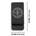 thumbnail image 2 of Stainless Steel Seal of Archangel Gabriel Classic Slim Money Clip Credit Card Holder, 2 of 2