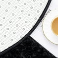 thumbnail image 3 of Homore Ultra Soft Modern Oval Rugs for Bedroom, 2.6' x 5.3' , Black, 3 of 7