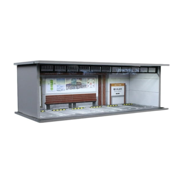 1/64 Diorama Caja de exhibición de automóviles Mini Modelo Caja de almacenamiento de automóviles Organizador de exhibición de acrílico con Light Model MO914059