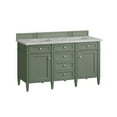thumbnail image 2 of James Martin Vanities 60" Double Vanity, Smokey Celadon w/ 3 CM Victorian Silver Top, 2 of 5
