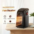 thumbnail image 4 of 400w Electric Heater, Mini Fan Heater, Desktop Household Wall Heater, Stove Radiator Warmer Machine For Winter, 4 of 5