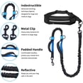 thumbnail image 2 of Correas para Perros Manos Libres, Correa de Entrenamiento Ajustable para Caminar, Pulsar y Correr, absorción de Impactos, Costuras cómodas y Reflectantes, 1 Pieza (Negro) ER, 2 of 5
