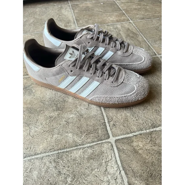 Ad-id-as Samba OG Chalky Brown Gum White Athletic Shoes Men's Size 13 (HP7903)