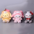 thumbnail image 2 of Sanrio Kawali Kuromi Hello Kitty My Melody Cinnamoroll almohada de felpa Anime para niños, colección de dibujos animados para halloween, 23CM23cm34 Fivean Toy model, 2 of 2