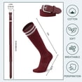 thumbnail image 5 of AWAYTR Adjustable Youth Baseball Belt and Socks Set Maroon, 5 of 10