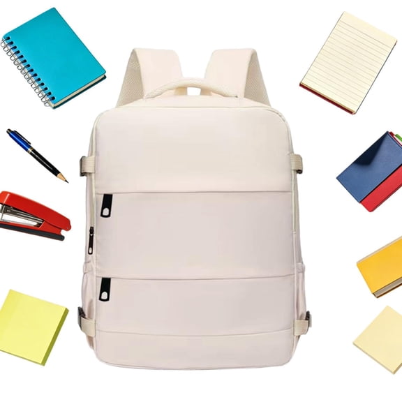 Travel Backpack Large Capacity Waterproof Expandable, Gym Hiking Backpack for Laptop Clothes Travel Airplane Underseat Sports Gym Camping Outdoor Airport