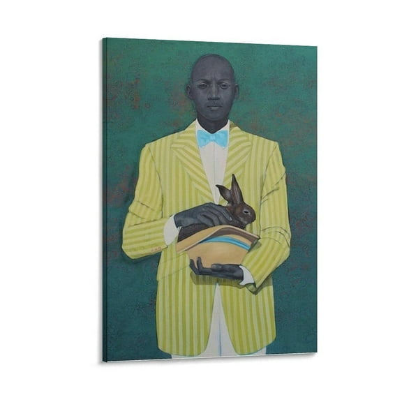 Portrait Painter Amy Sherald Painting Art Poster (55) Artworks Canvas Poster Room Aesthetic Wall Art Prints Home Modern Decor Gifts 20x30inch(50x75cm)