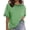 Light Green, variant on MOSHU Oversized T Shirts for Women Short Sleeve Vintage Print Cotton Tees Washed Shirts Casual Baggy Womens Tops